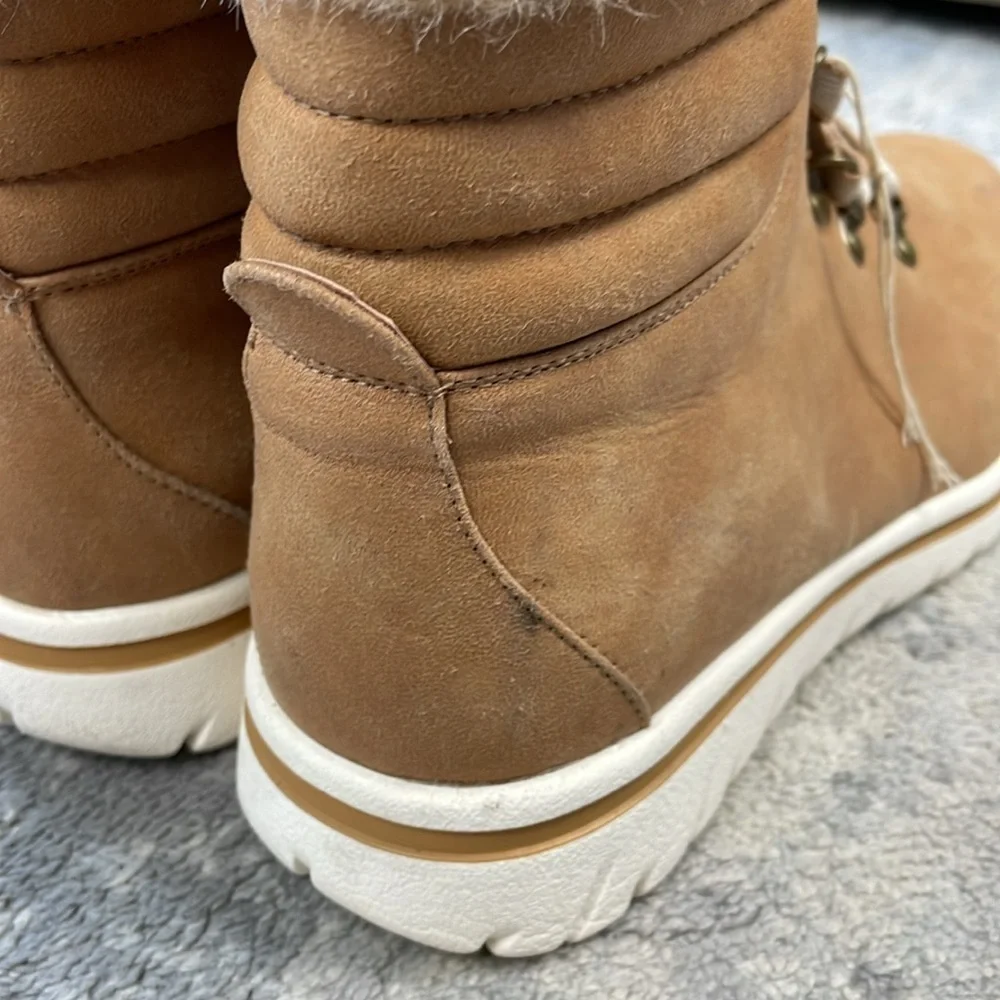 Cliffs by White Mountain Hallett Ankle Boot Bootie Hiking Winter Tan Sz 11W